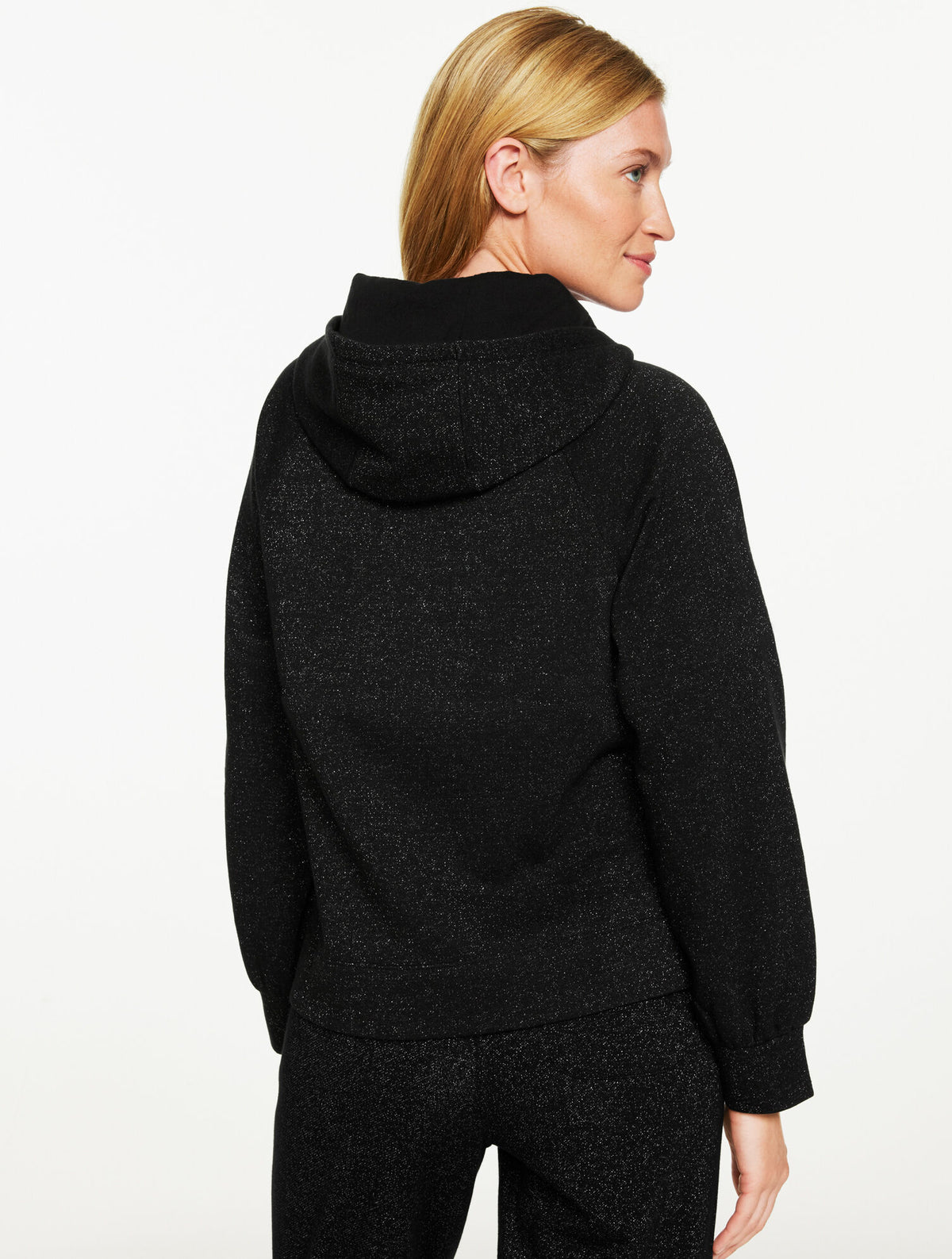 Talbots BRUSHED METALLIC HOODIE