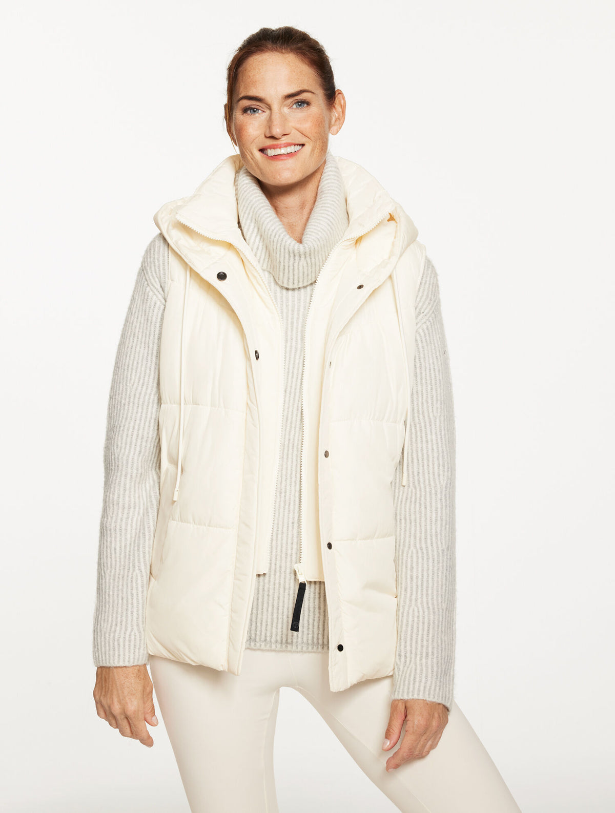 Talbots HOODED PUFFER VEST