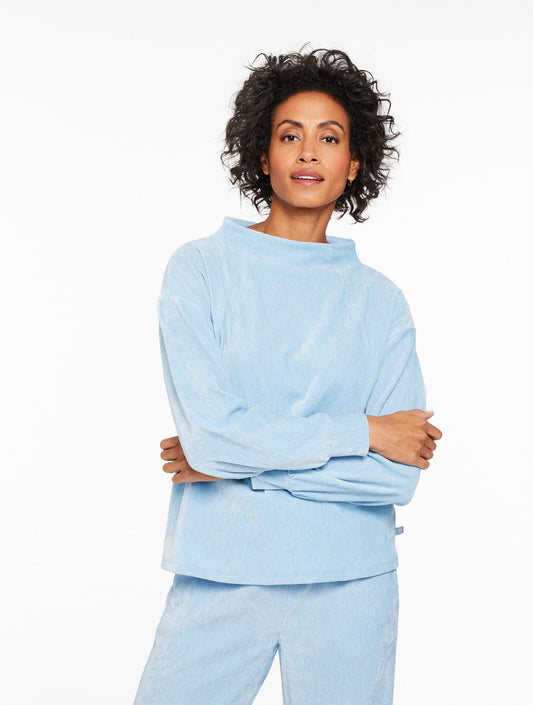Talbots VELOUR MOCKNECK PULLOVER