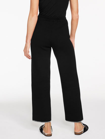 Talbots WHIPSTITCH WIDE LEG SWEATER PANTS