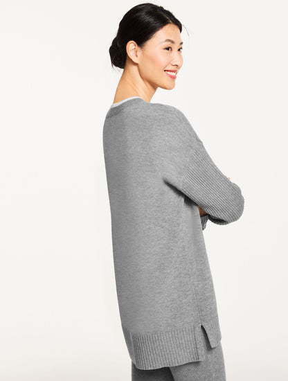 Talbots V-NECK TUNIC SWEATER