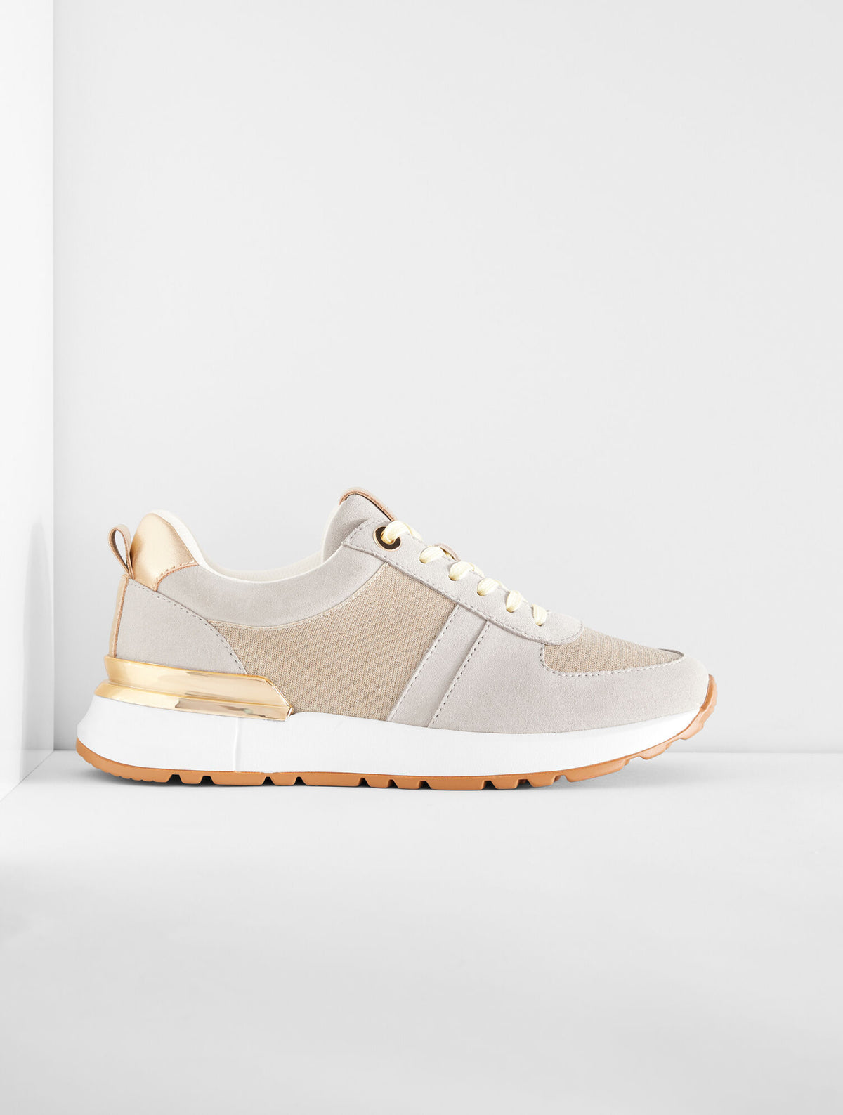 Talbots DARBY SUEDE METALLIC SNEAKERS