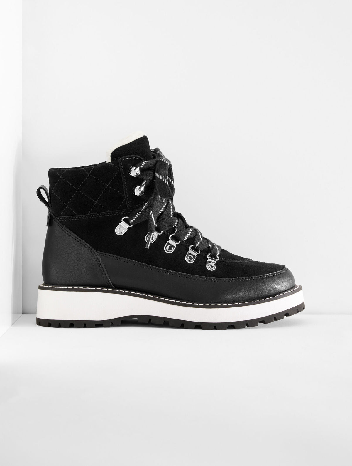 Talbots JULES SUEDE & LEATHER HIKER BOOTS