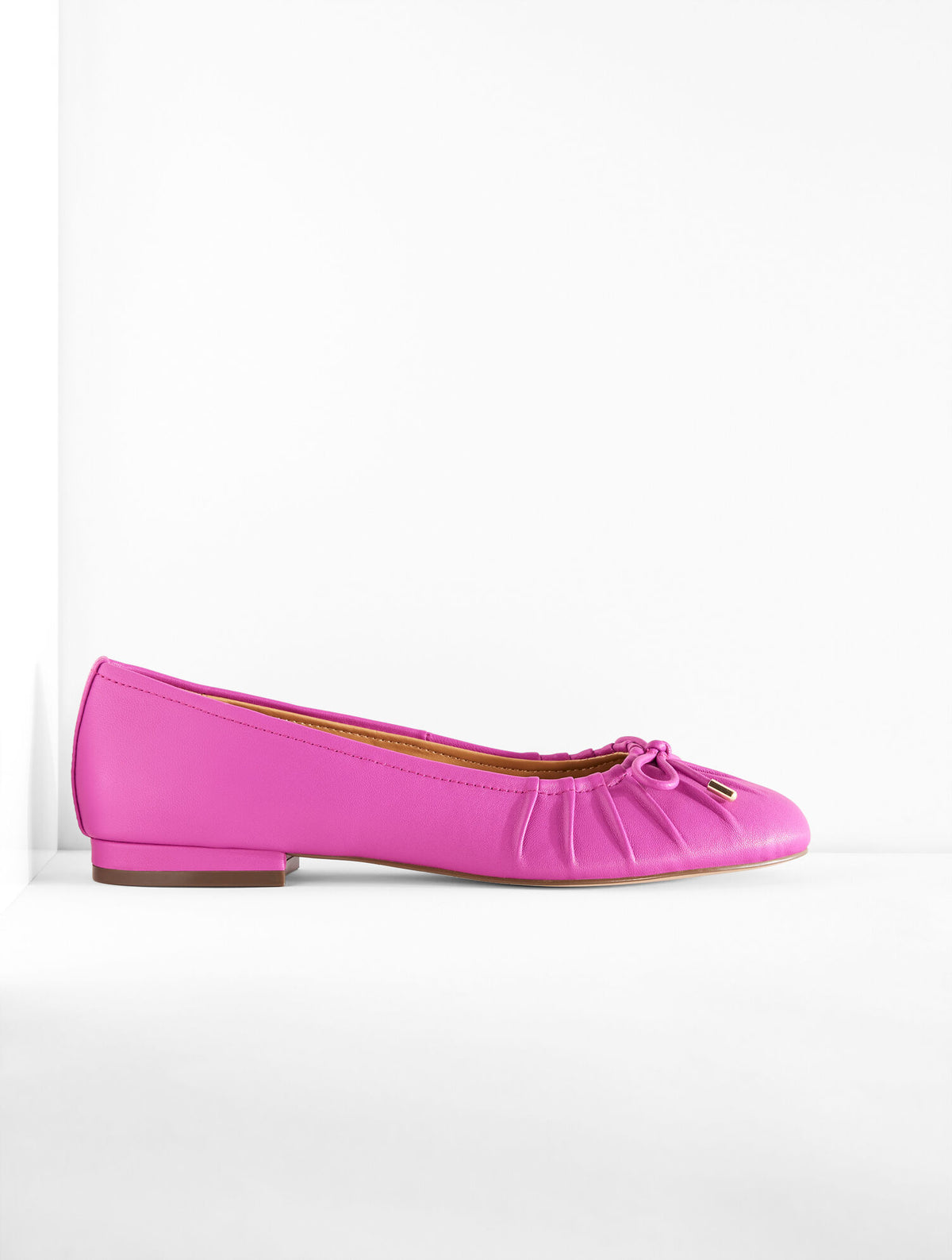 Talbots MADISON PLEATED NAPPA BALLET FLATS