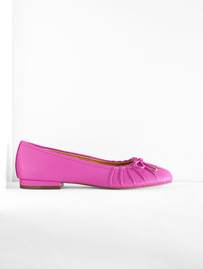 Talbots MADISON PLEATED NAPPA BALLET FLATS