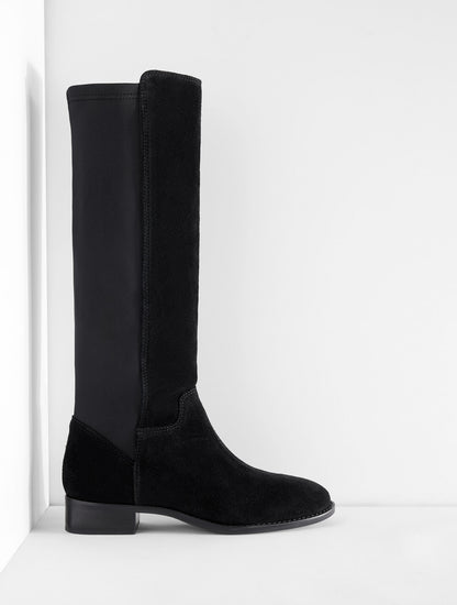 Talbots TISH STRETCH FAUX SUEDE TALL BOOTS