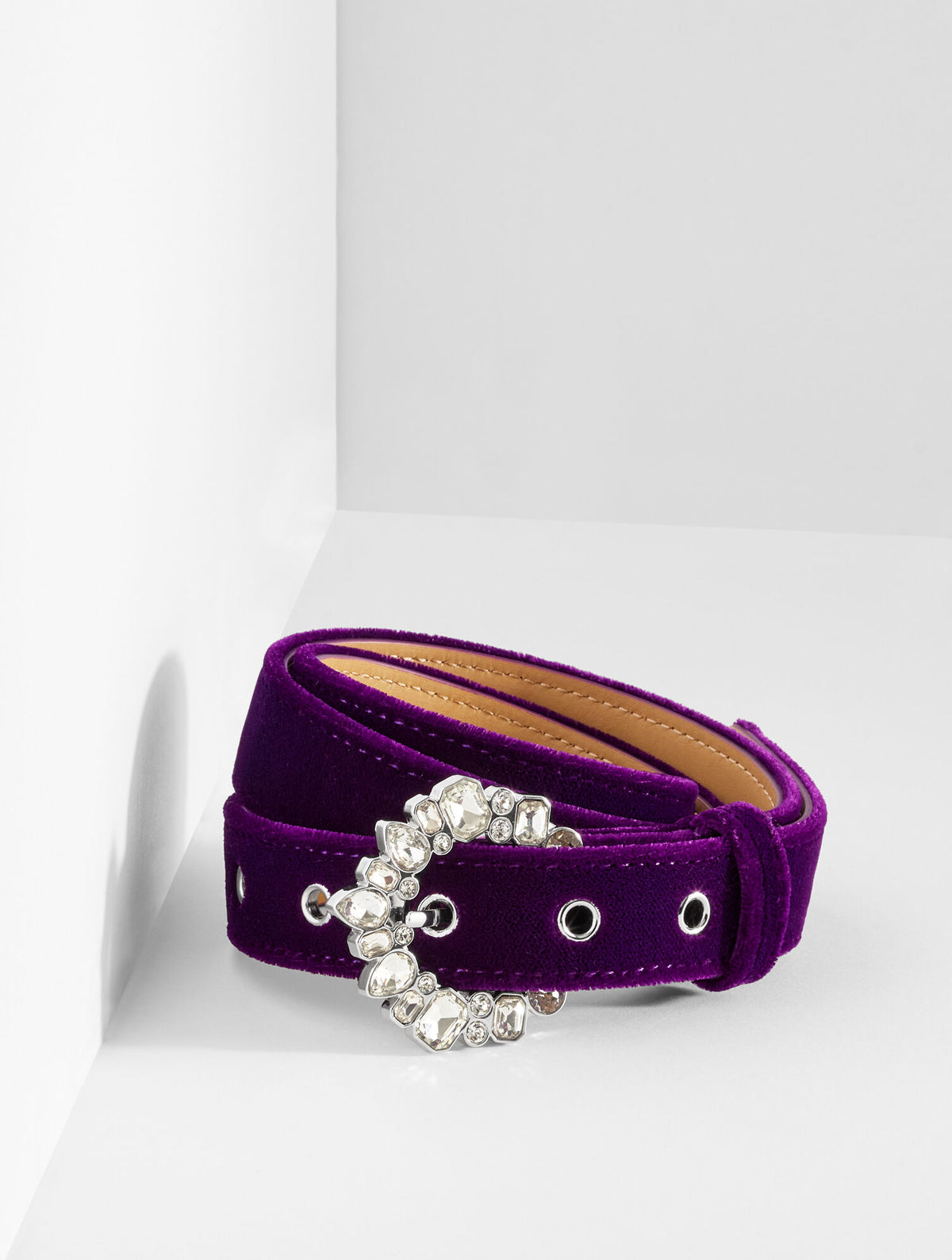 Talbots EMBELLISHED CRESCENT BUCKLE BELT