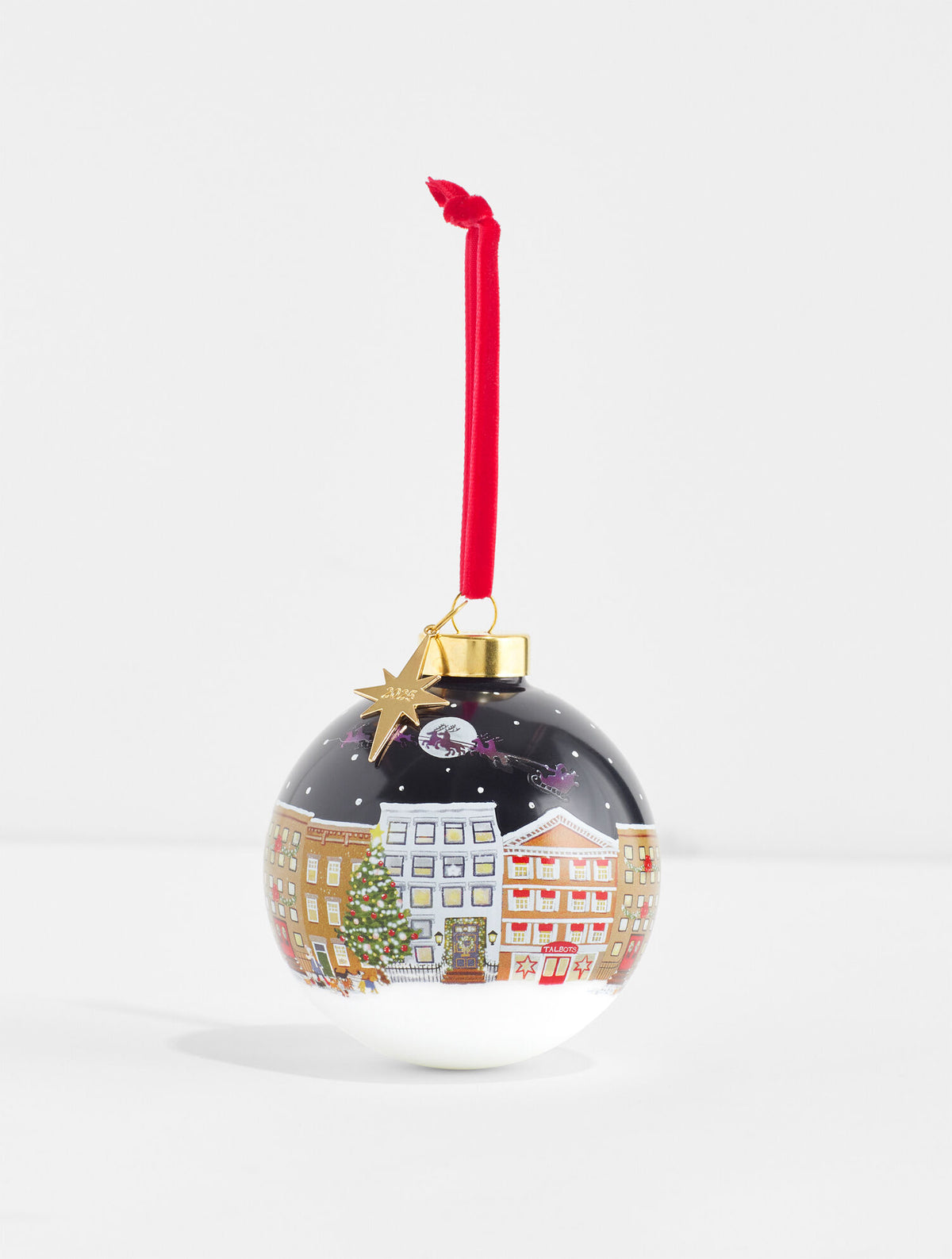 Talbots SANTA IN THE CITY ORNAMENT