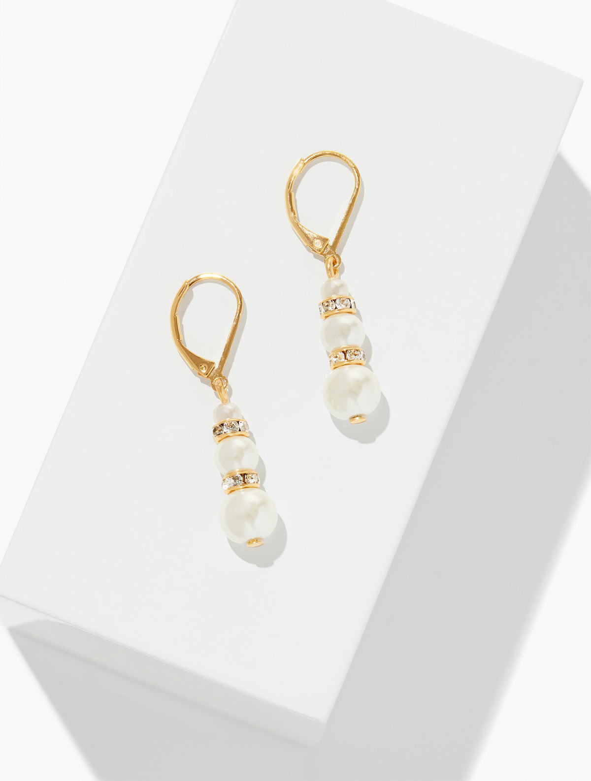 Talbots PEARL GARLAND DROP EARRINGS