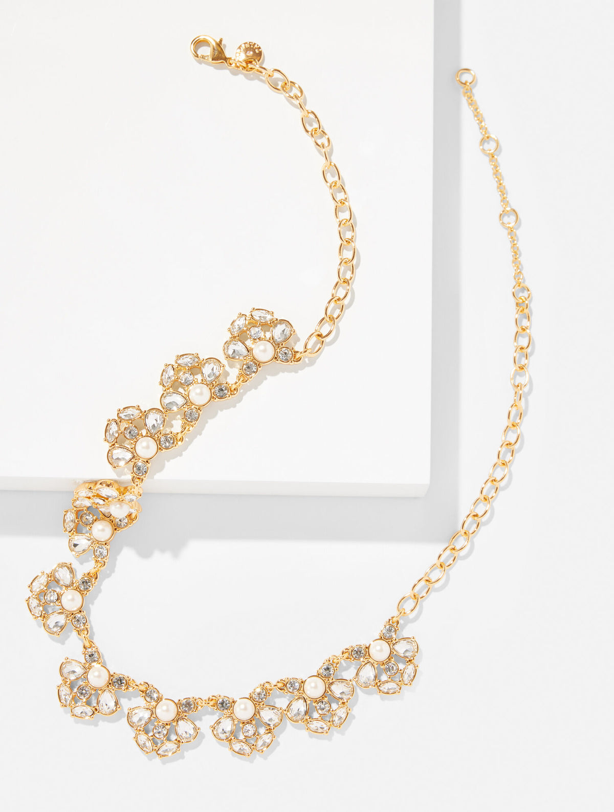 Talbots EMBELLISHED PEARL NECKLACE