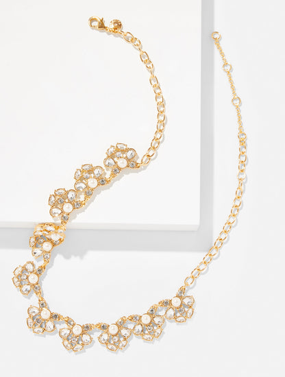 Talbots EMBELLISHED PEARL NECKLACE
