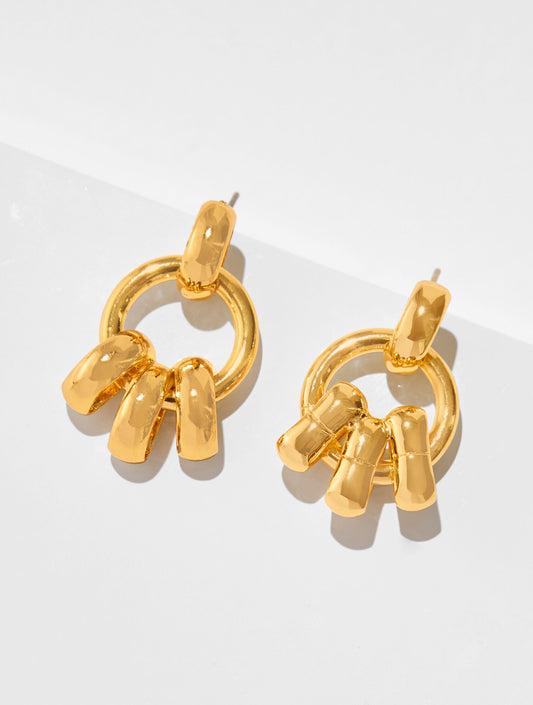 Talbots TRI LINKS DROP EARRINGS