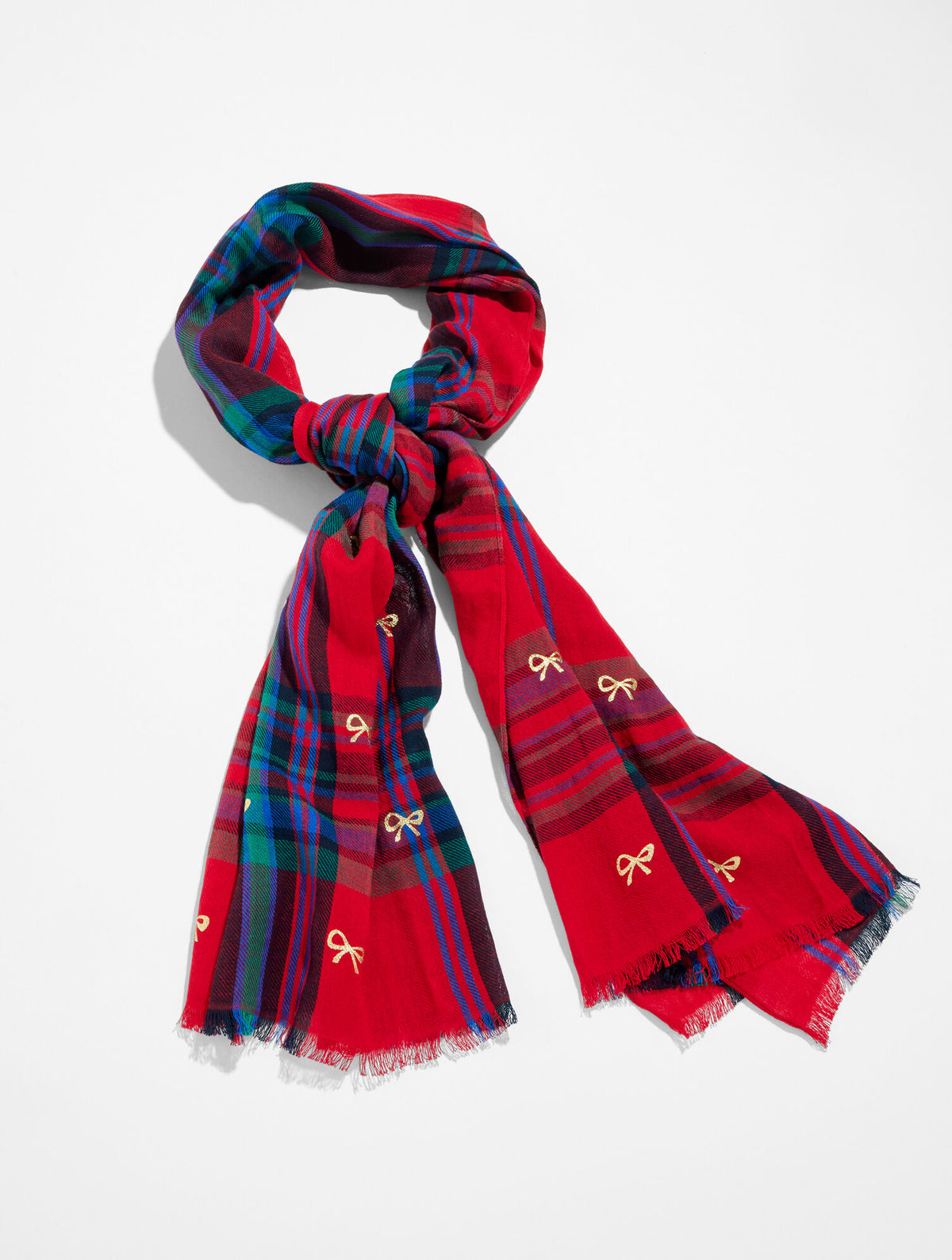 Talbots WISHFUL PLAID OBLONG SCARF