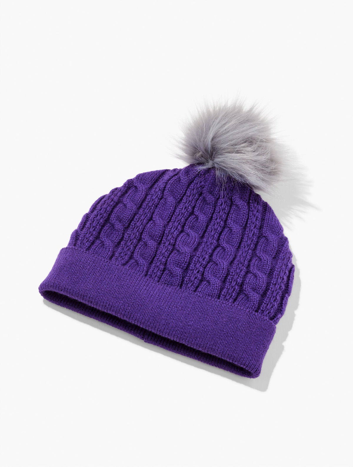 Talbots SOFT CABLE KNIT BEANIE