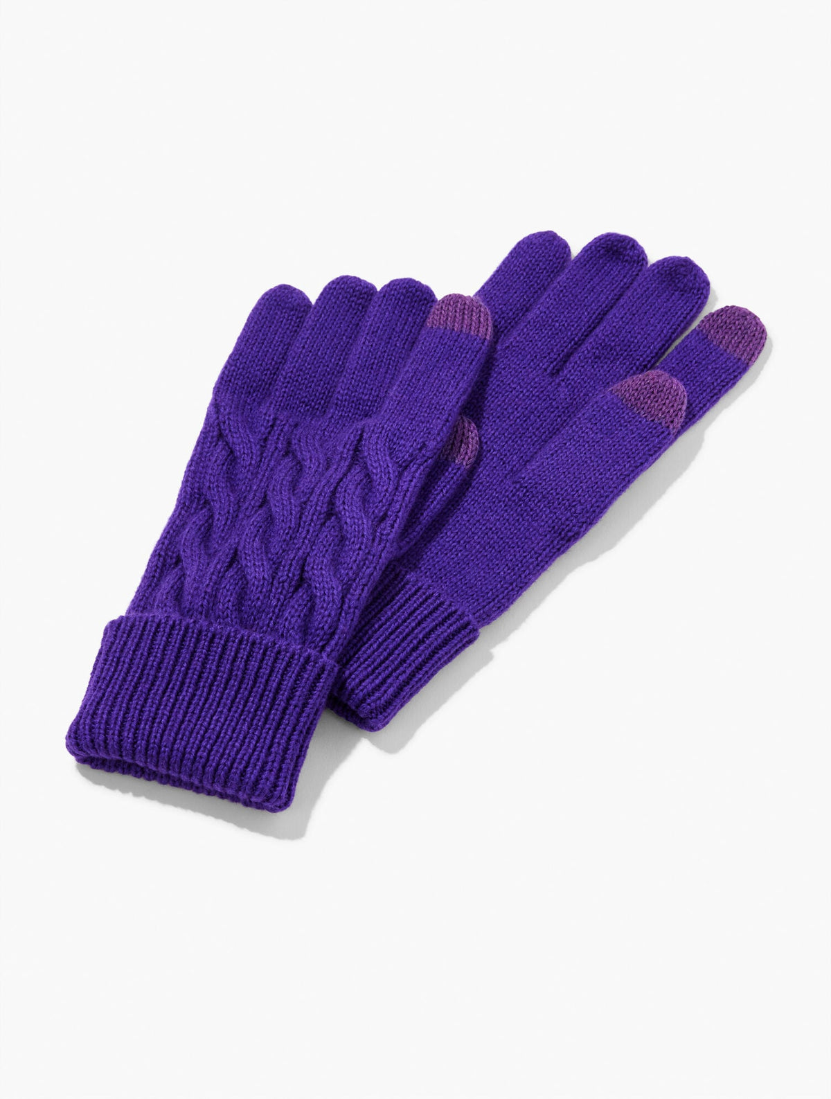 Talbots SOFT CABLE KNIT GLOVES