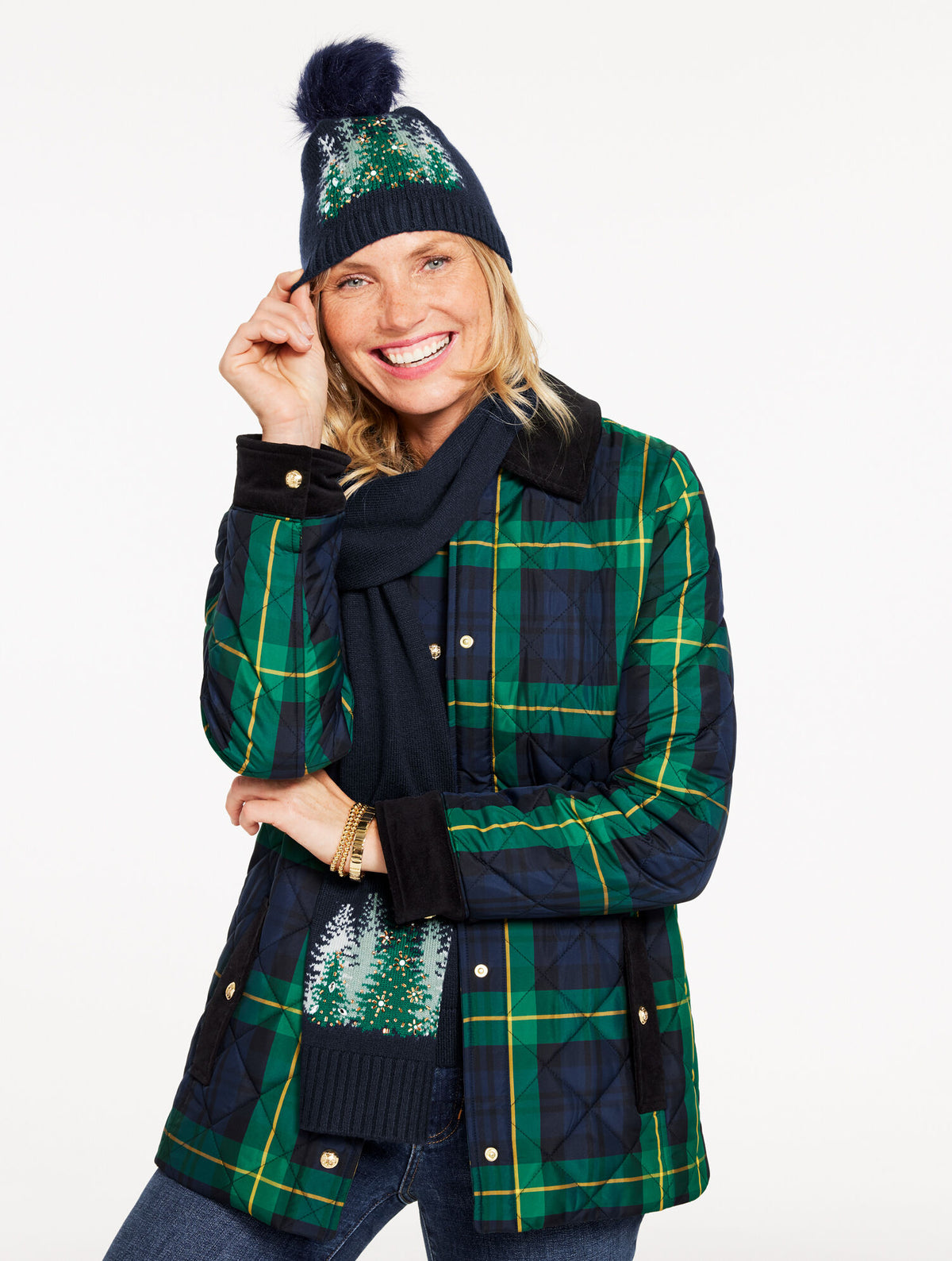Talbots WHIMSY TREE SCARF