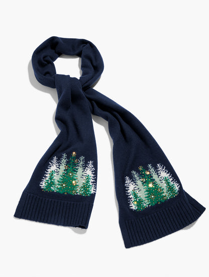 Talbots WHIMSY TREE SCARF