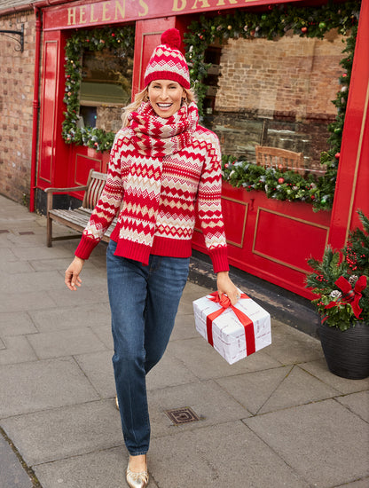 Talbots TWILIGHT FAIR ISLE SCARF