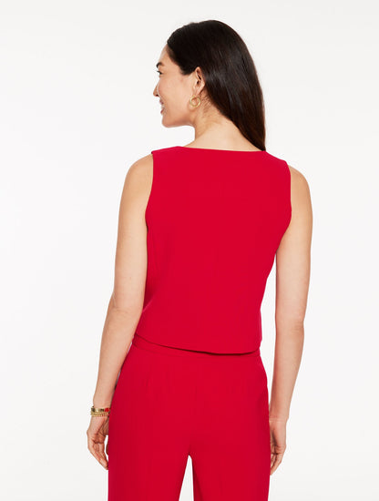 Talbots POLISHED CREPE VEST