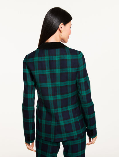 Talbots DASHING TARTAN BLAZER