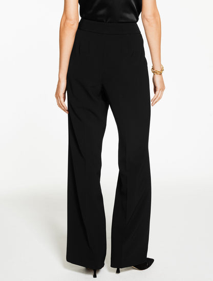Talbots WIDE LEG POLISHED CREPE PANTS
