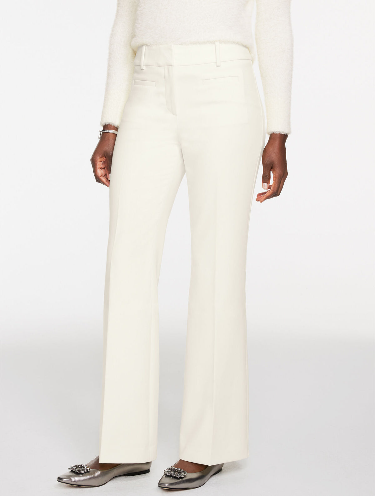 Talbots FLARE LEG TAILORED STRETCH PANTS