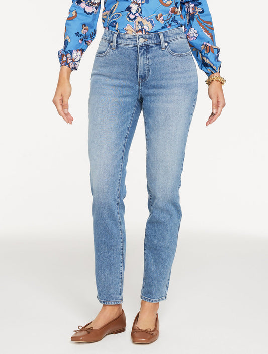 Talbots SLIM ANKLE JEANS - LINDEN WASH - CURVY FIT