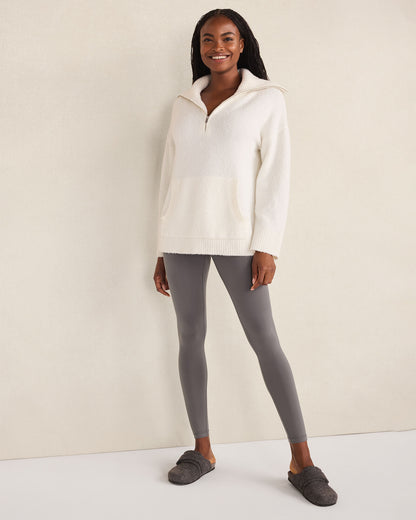 Talbots BOUCLE HALF-ZIP PULLOVER