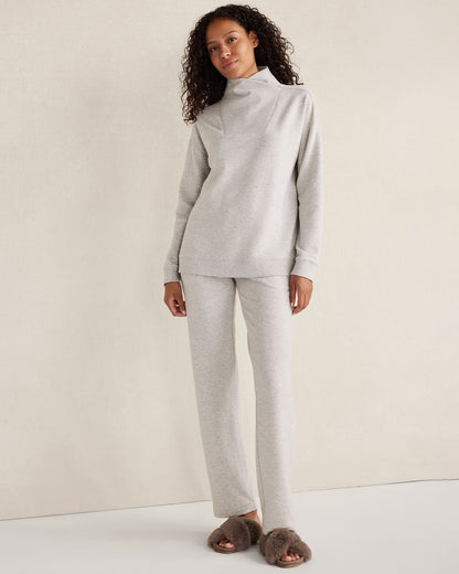Talbots FLEECE STRAIGHT LEG PANTS