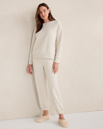 Talbots BRUSHED TERRY CREWNECK PULLOVER