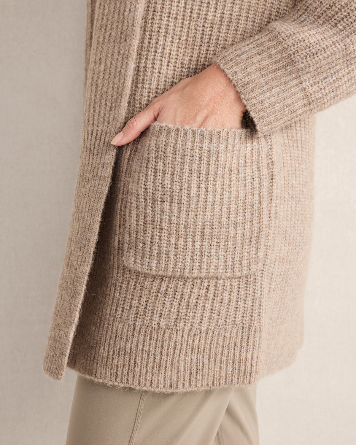 Talbots LOFTY KNIT SHAWL COLLAR CARDIGAN