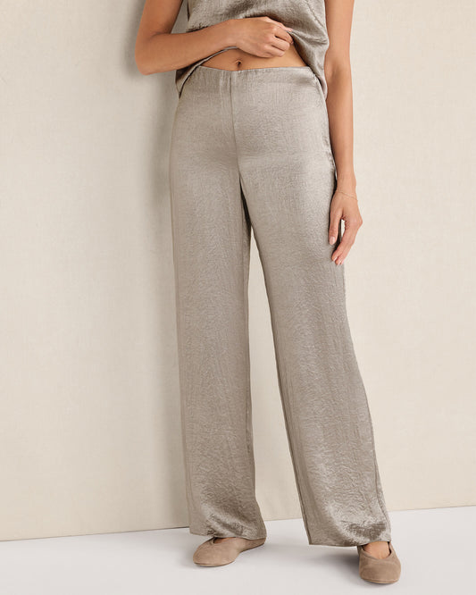 Talbots LUXE CRINKLE SHINE PANTS
