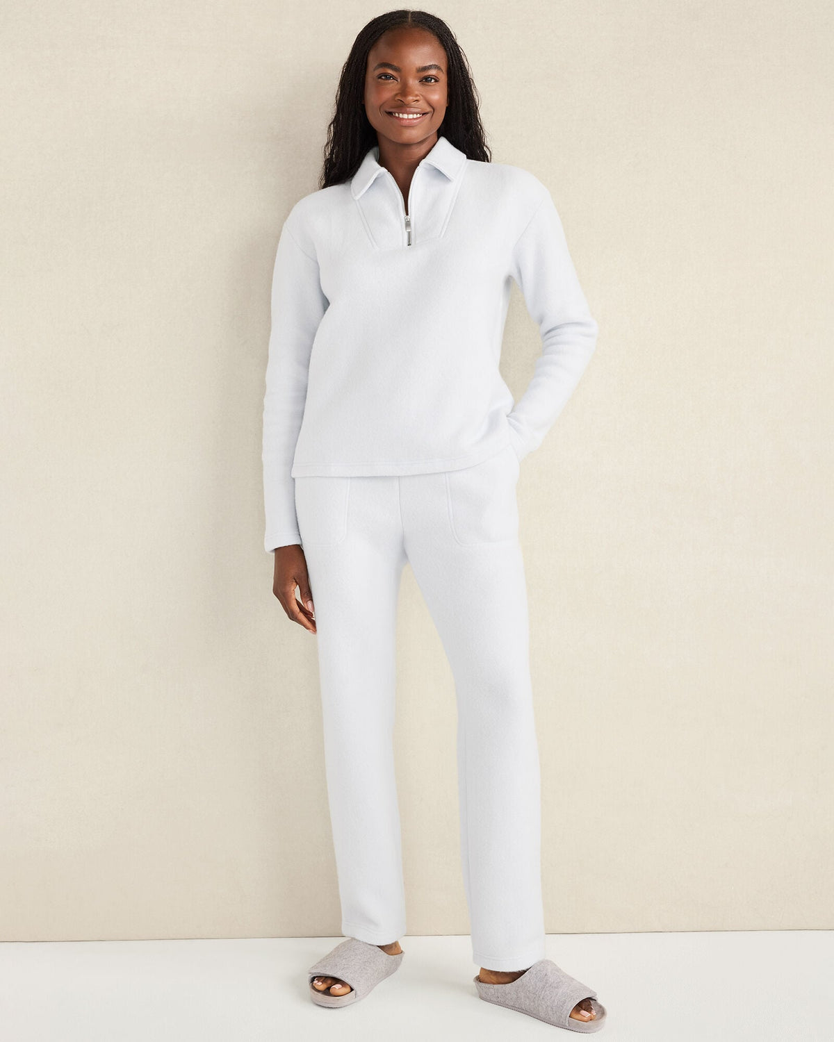 Talbots COMFORT FLEECE QUARTER-ZIP PULLOVER