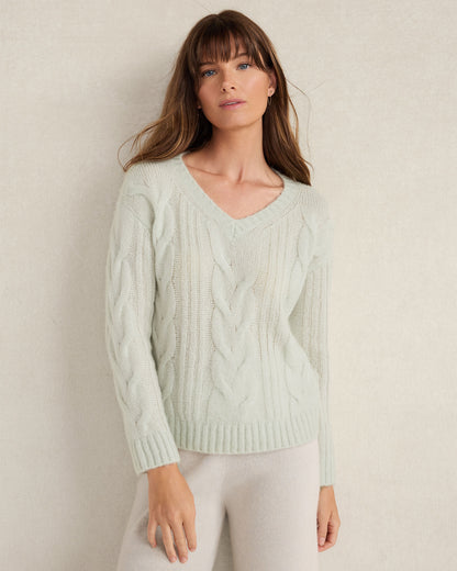 Talbots LOFTY KNIT V-NECK SWEATER