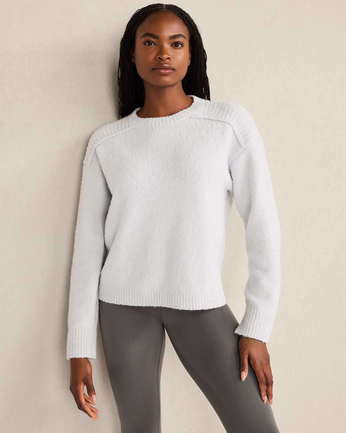 Talbots BOUCLE CREWNECK SWEATER