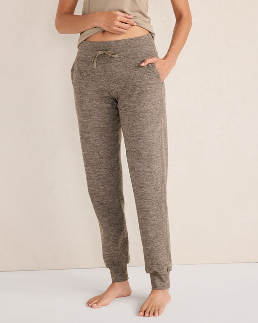 Talbots BALANCE HEATHER DRAWSTRING JOGGERS