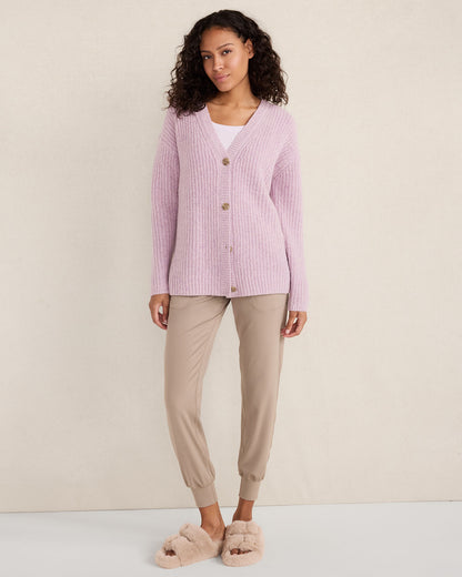 Talbots MARLED CASHMERE CARDIGAN