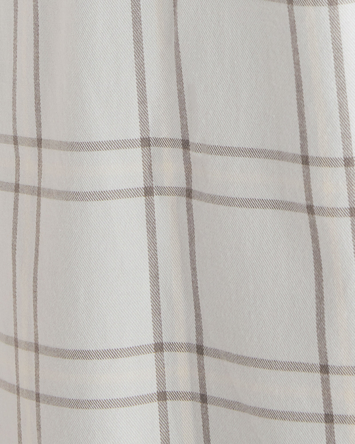 Talbots LIGHTWEIGHT FLANNEL WINDOWPANE PAJAMA TOP