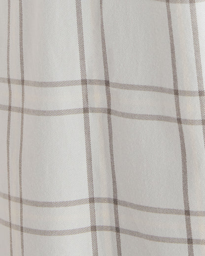 Talbots LIGHTWEIGHT FLANNEL WINDOWPANE PAJAMA TOP