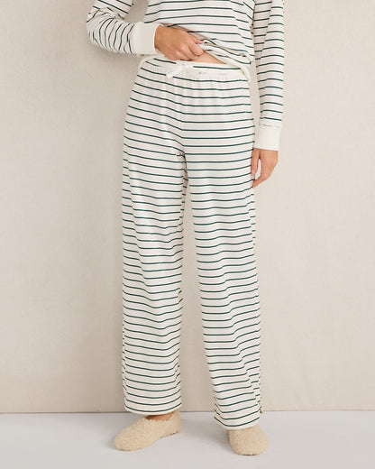 Talbots ORGANIC COTTON JERSEY STRIPE PANTS
