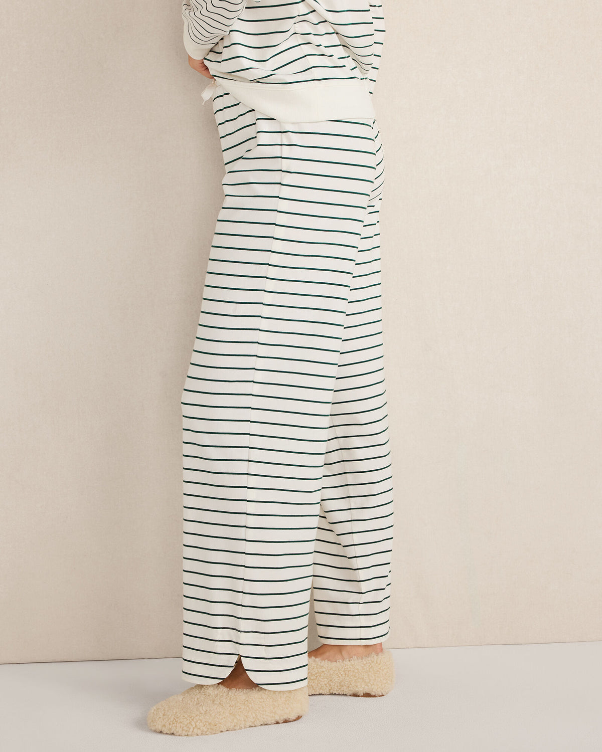 Talbots ORGANIC COTTON JERSEY STRIPE PANTS