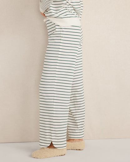 Talbots ORGANIC COTTON JERSEY STRIPE PANTS