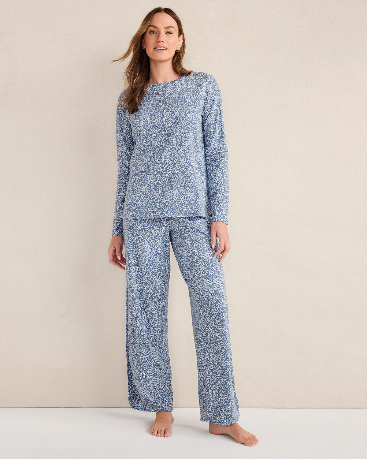 Talbots ORGANIC COTTON JERSEY ANIMAL PRINT PAJAMA PANTS
