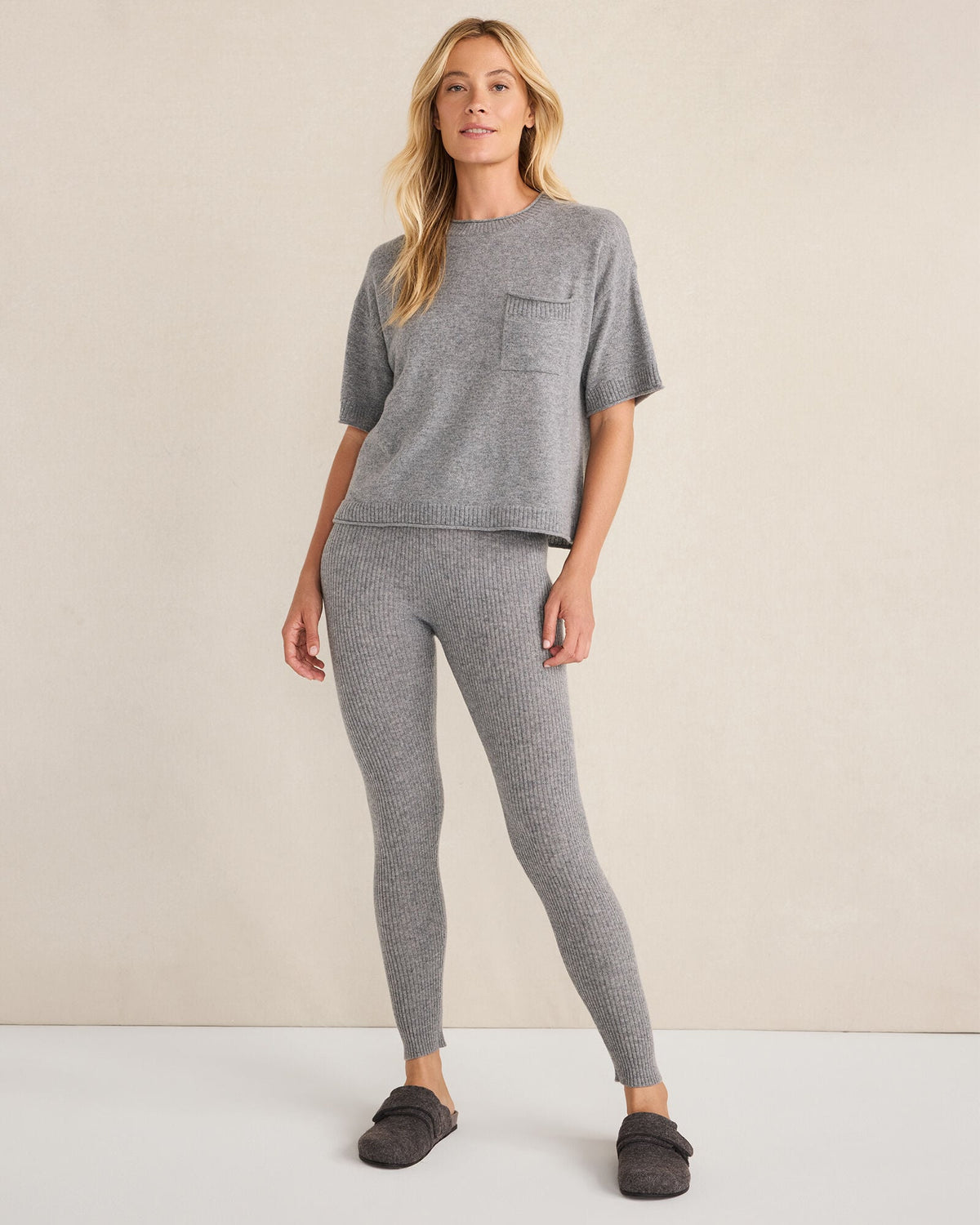 Talbots CASHMERE RIB KNIT LEGGINGS