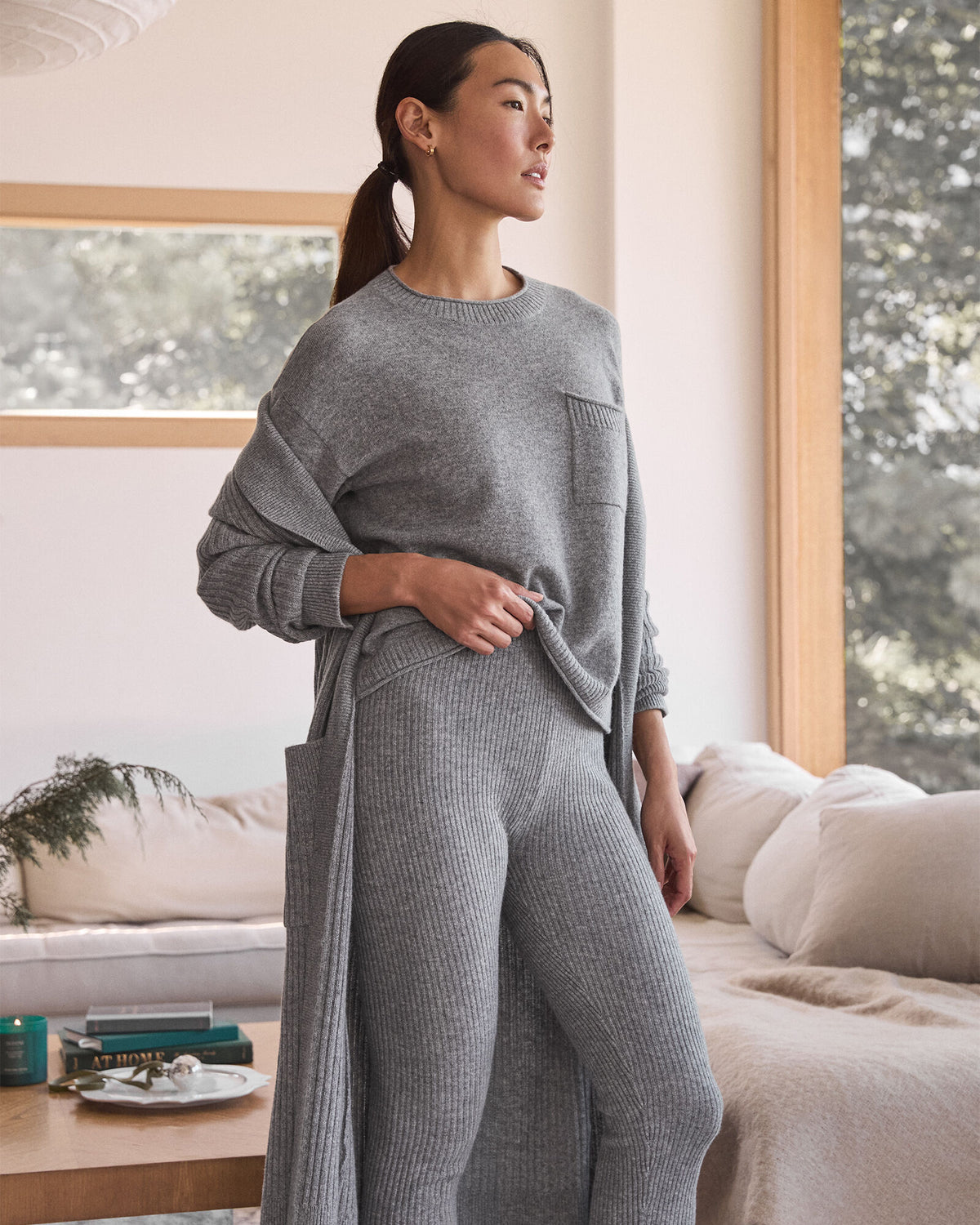 Talbots CASHMERE POCKET TEE