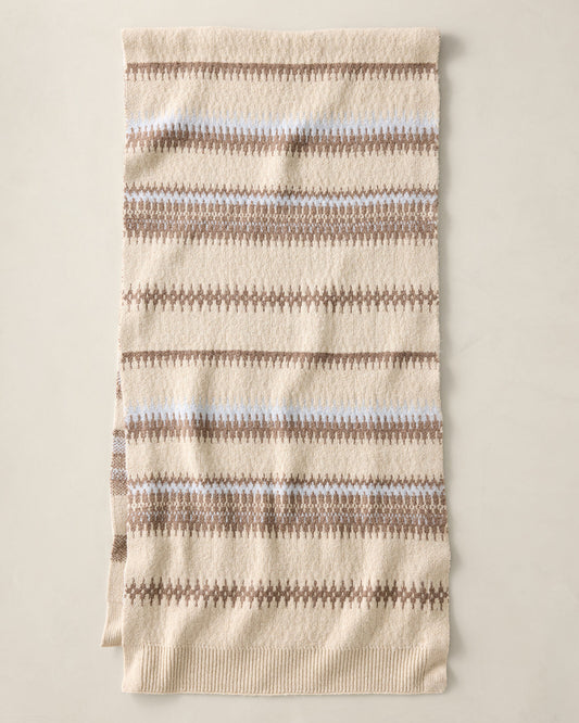 Talbots ORGANIC COTTON BLEND FAIR ISLE SCARF