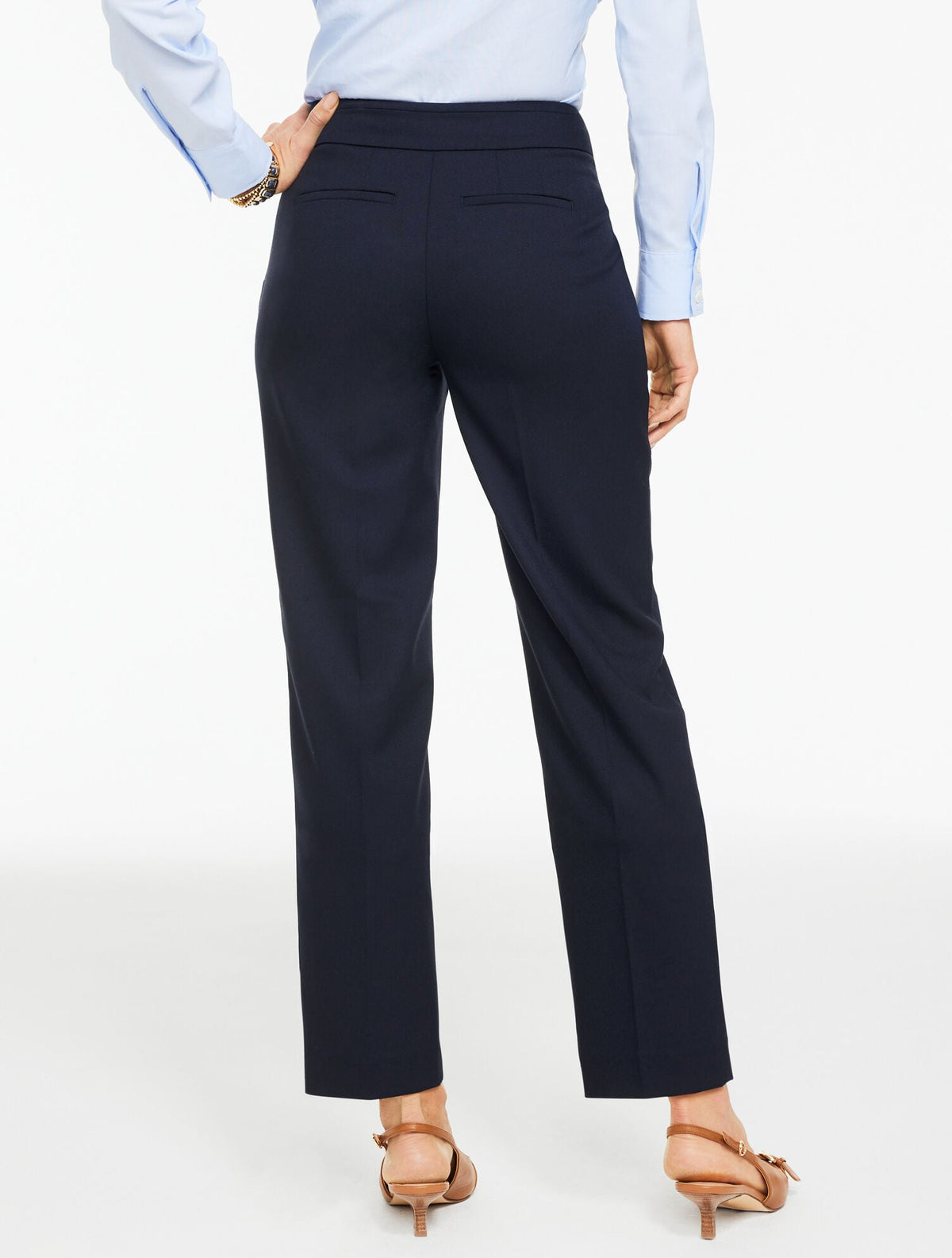 Talbots STRAIGHT ANKLE TWILL PANTS