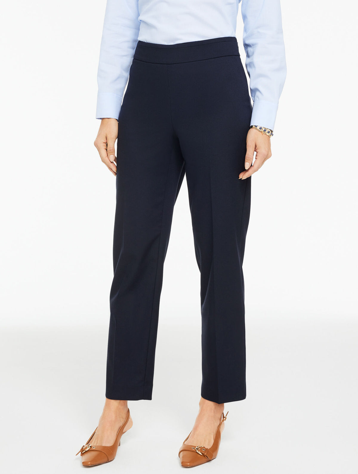 Talbots STRAIGHT ANKLE TWILL PANTS