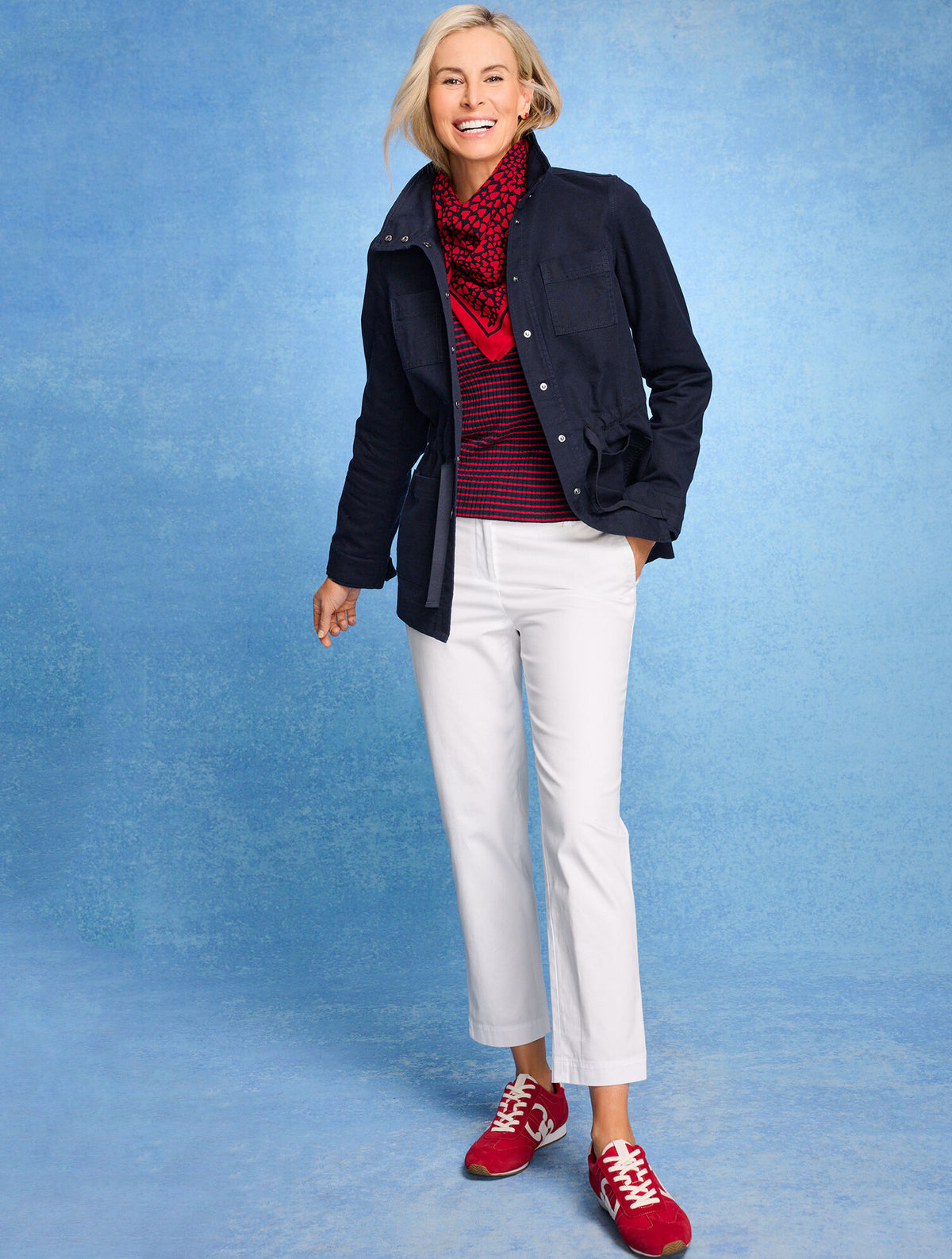 Talbots HERITAGE TWILL PERFECT CROPS - CURVY FIT