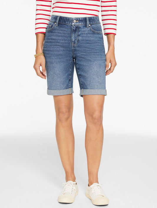 Talbots GIRLFRIEND DENIM SHORTS - EASTHAM WASH